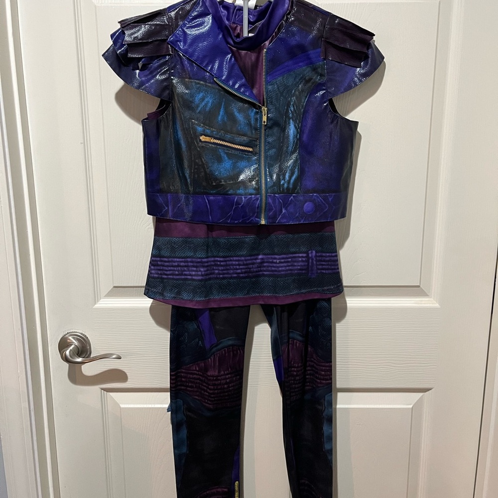 Disney Mal Decedents  Purple and Black Costume